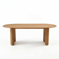 Elbasan 220cm Dining Table Natural