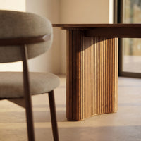 Elbasan 220cm Dining Table Walnut