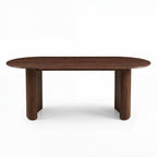 Elbasan 220cm Dining Table Walnut