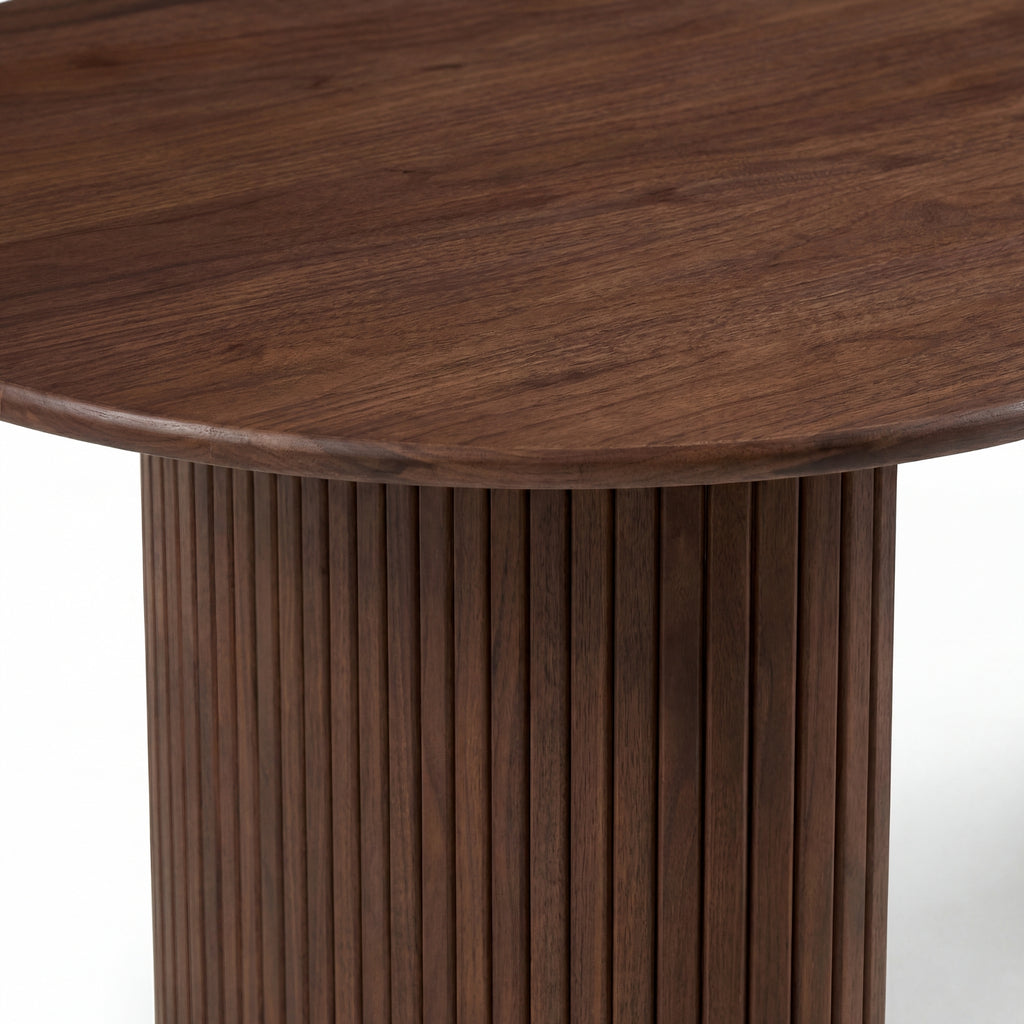 Elbasan 220cm Dining Table Walnut