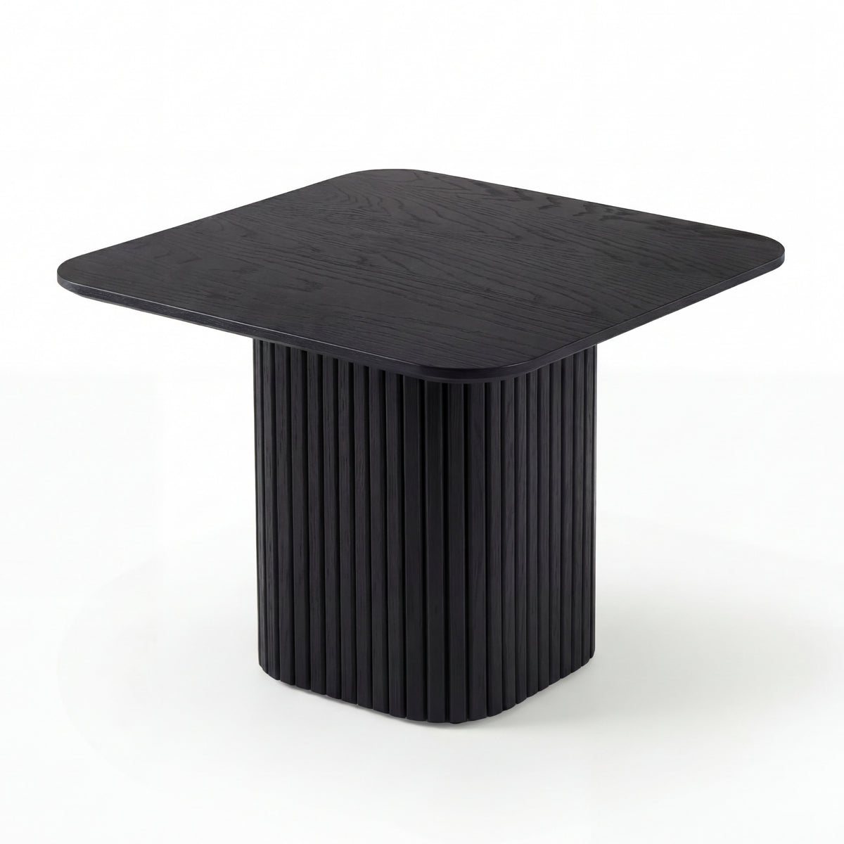 Elbasan 60cm Square Coffee Table Black