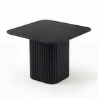 Elbasan 60cm Square Coffee Table Black