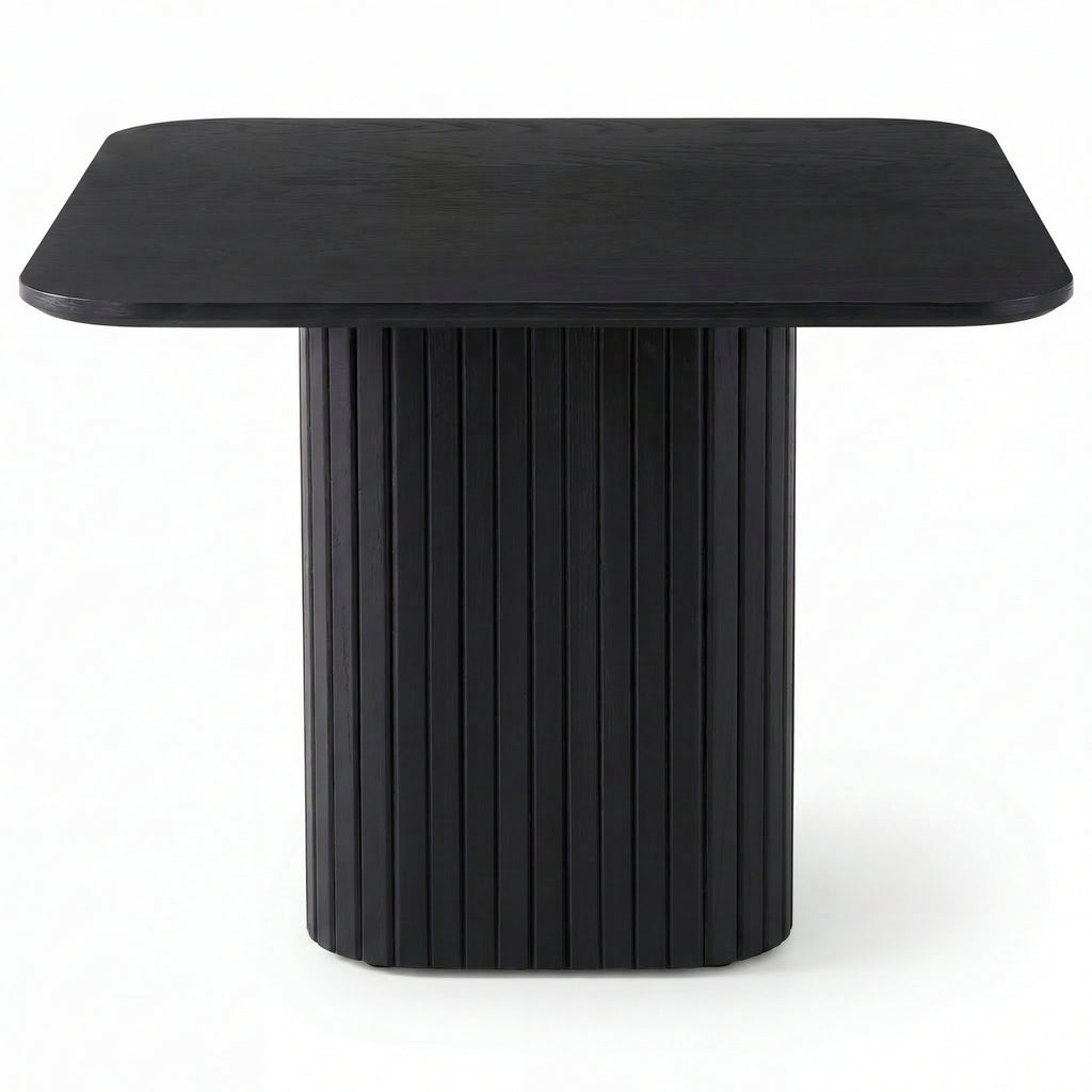 Elbasan 60cm Square Coffee Table Black