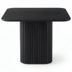 Elbasan 60cm Square Coffee Table Black