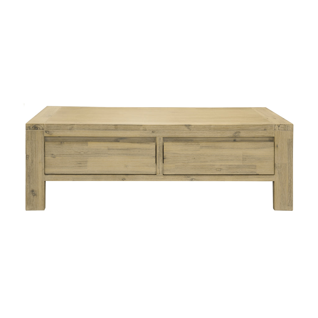 Elemental 120cm Coffee Table Brushed Smoke Grey