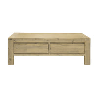 Elemental 120cm Coffee Table Brushed Smoke Grey