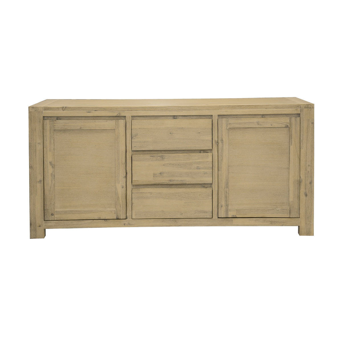 Elemental 165cm Buffet Table Brushed Smoke Grey