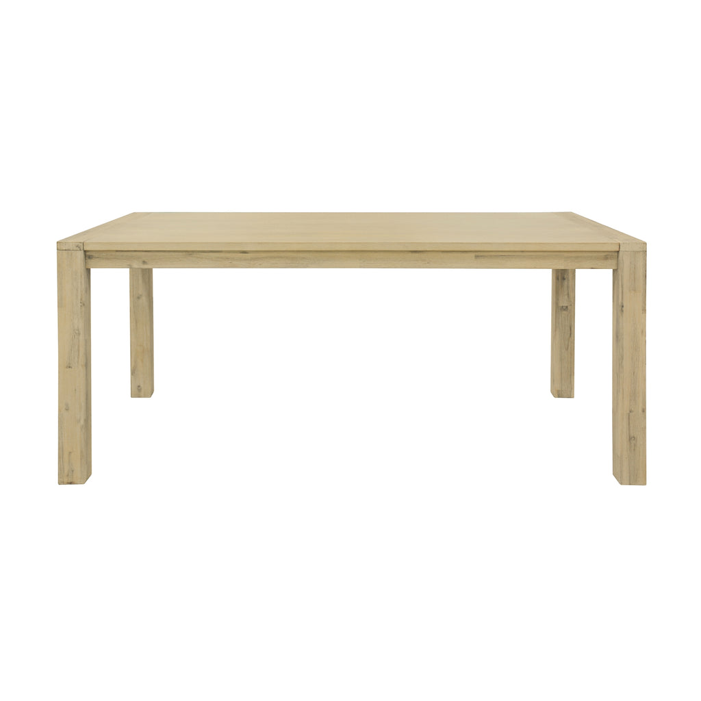 Elemental 180cm Dining Table Brushed Smoke Grey