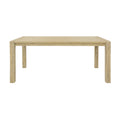 Elemental 180cm Dining Table Brushed Smoke Grey
