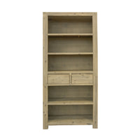 Elemental 90cm Bookshelf Book Case Display Shelf Brushed Smoke Grey