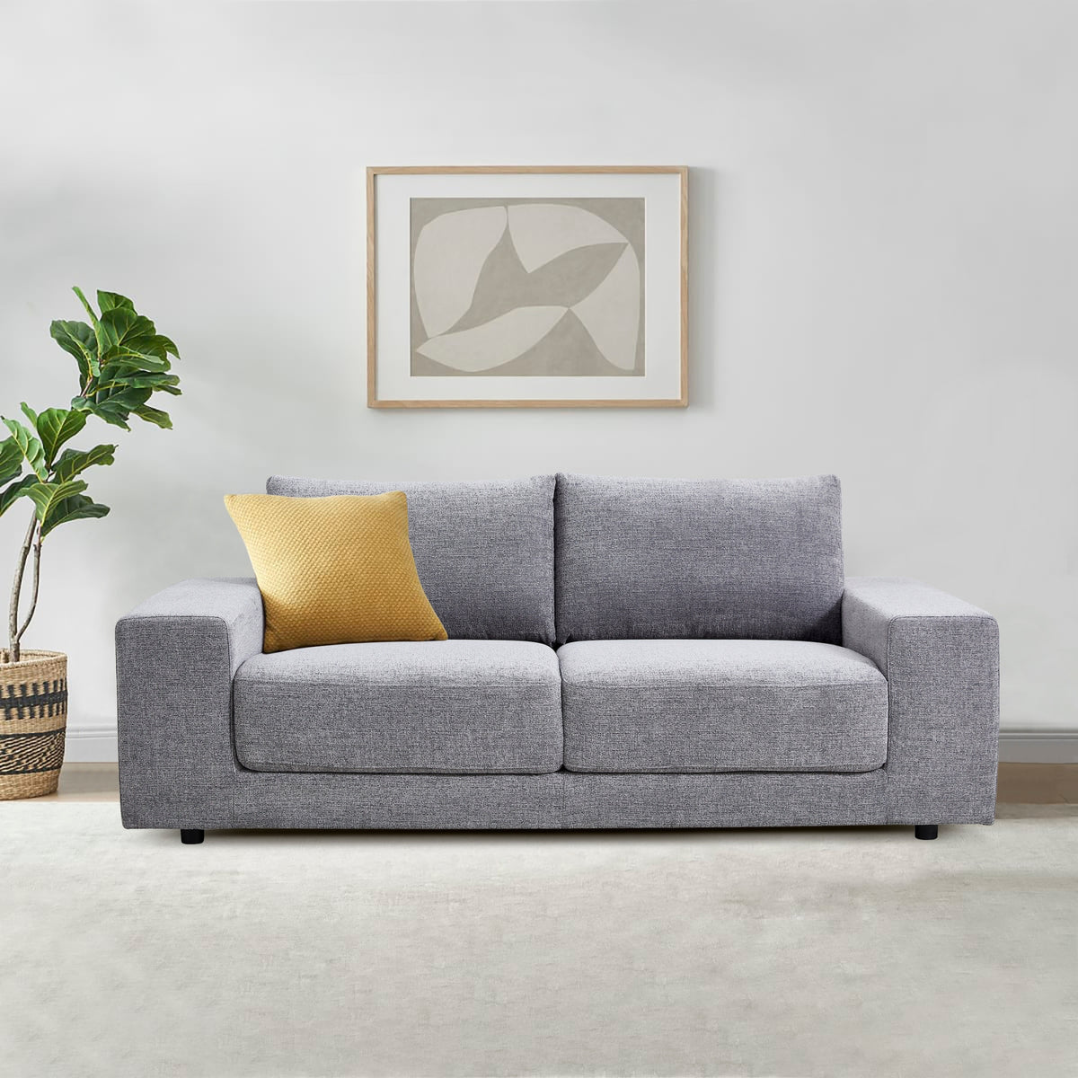 Eliana Fabric Sofa 3 Seater 