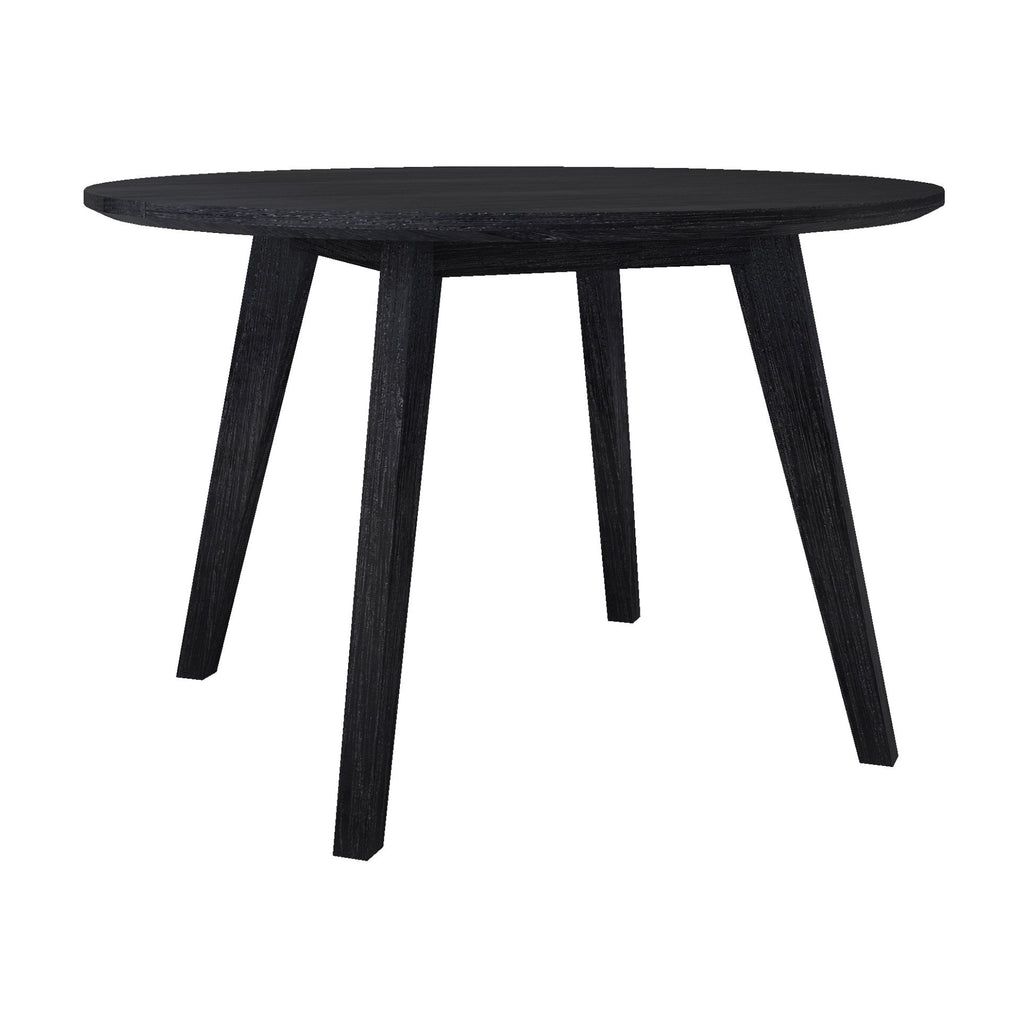 Ellen 100cm Round Dining Table Black