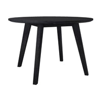 Ellen 100cm Round Dining Table Black