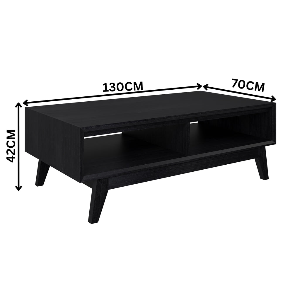 Ellen 130cm Coffee Table Black