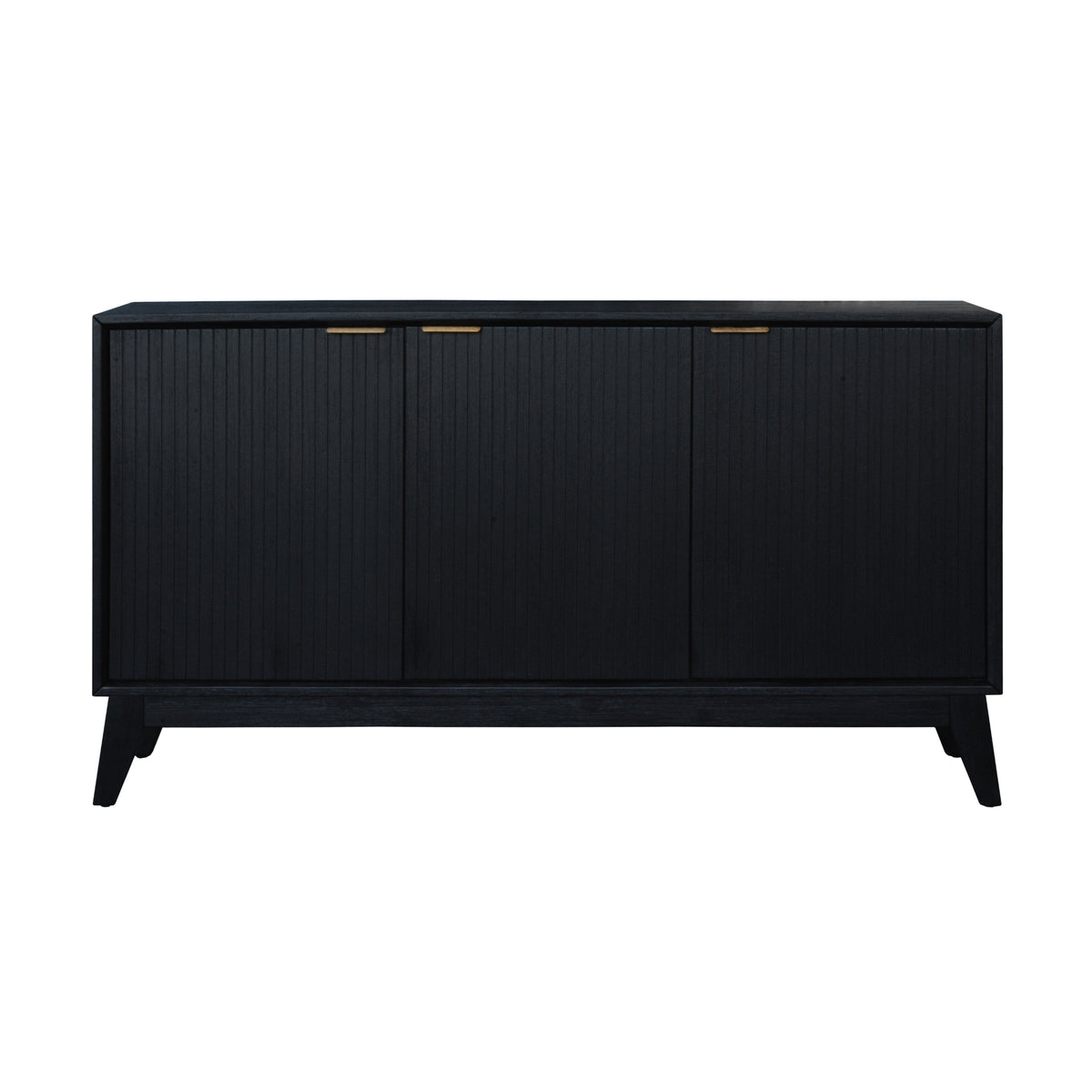 Ellen 165cm Buffet Table 3 Door Black