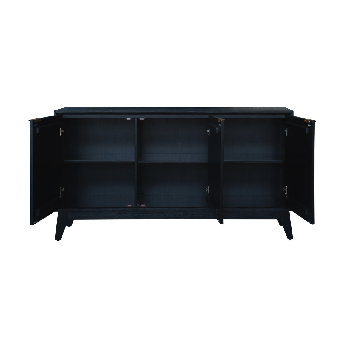 Ellen 165cm Buffet Table 3 Door Black