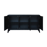 Ellen 165cm Buffet Table 3 Door Black