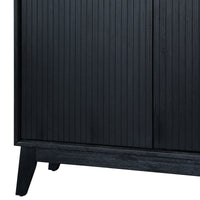 Ellen 165cm Buffet Table 3 Door Black