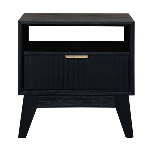 Ellen 55cm Lamp Side Table Black