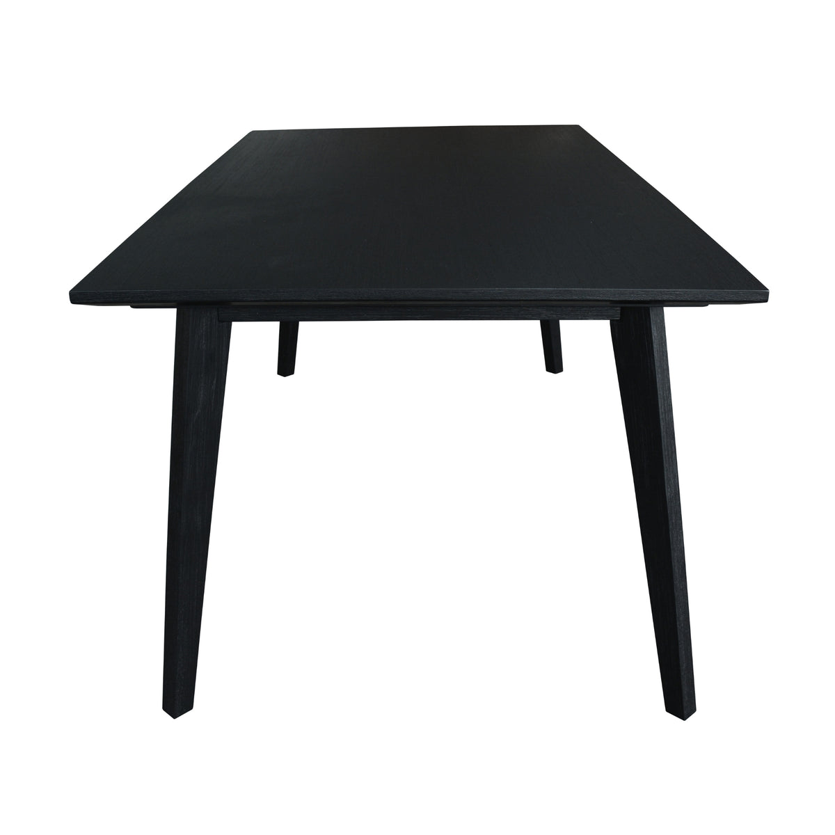 Ellen 7pc Dining Set 180cm Table 6 Chair Black