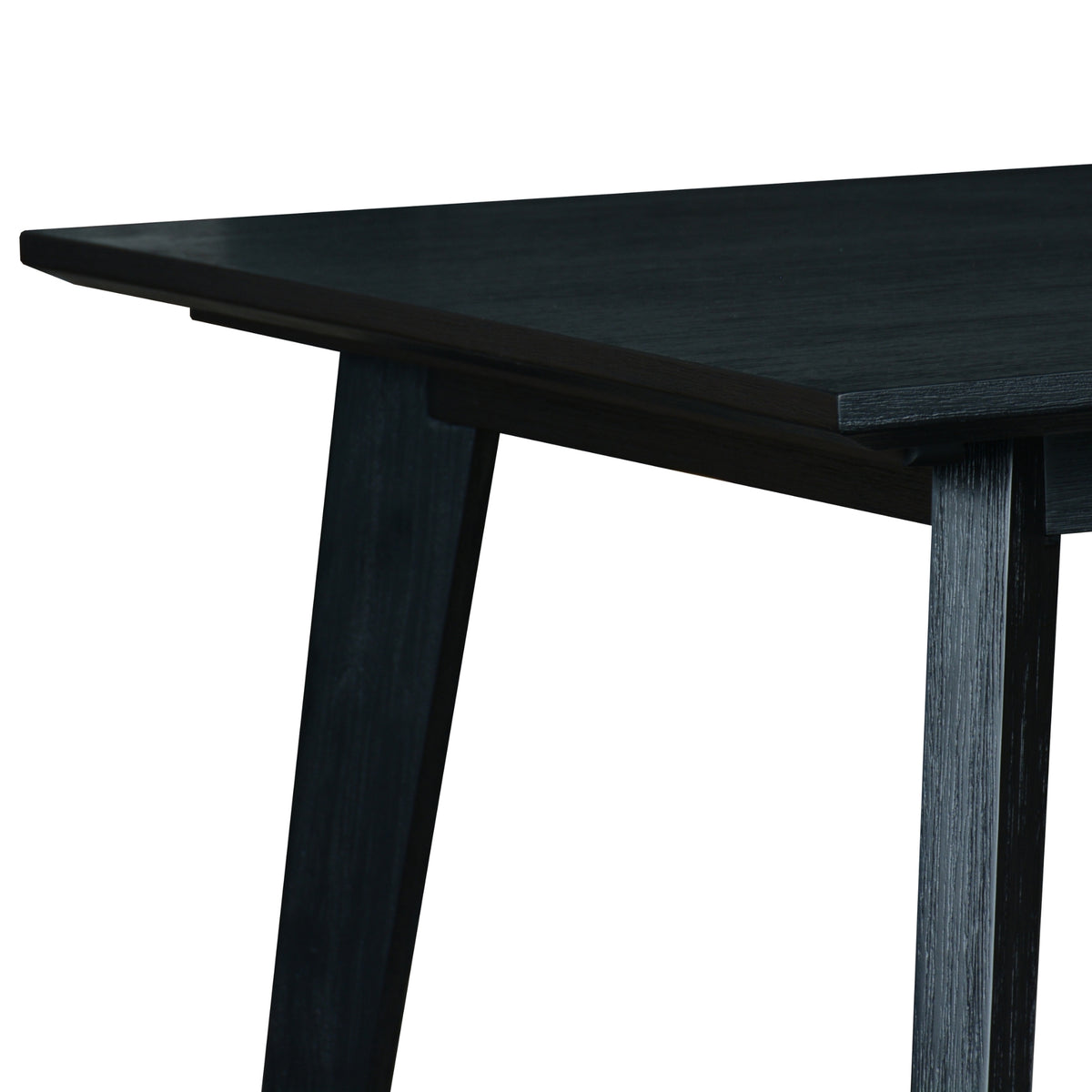 Ellen 7pc Dining Set 180cm Table 6 Chair Black
