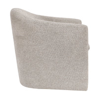 Elm Fabric Accent Chair Occasional Armchair Oat Grey