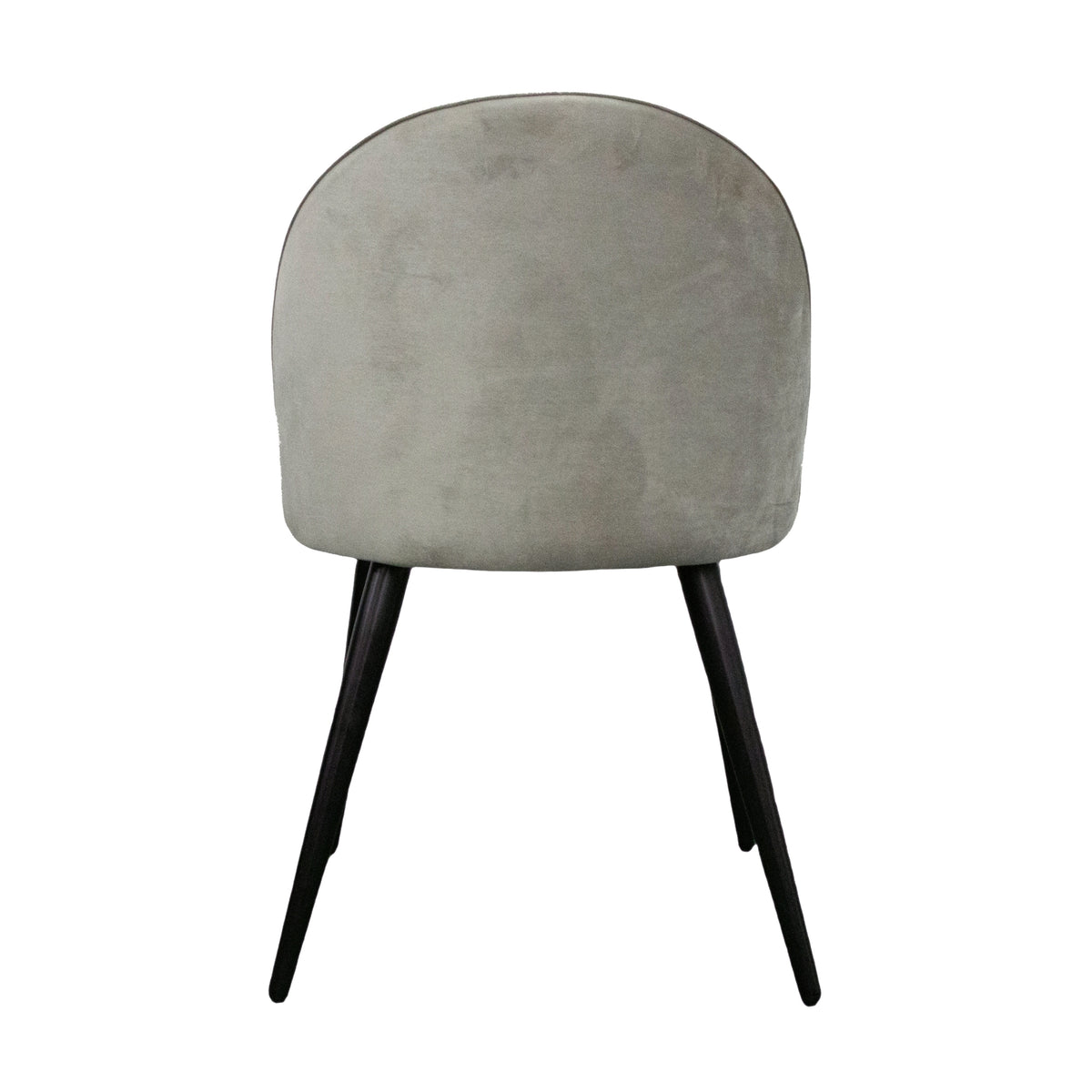 Emilie 4pcs Set Dining Chair Premium Velvet Fabric Upholstery Beige 
