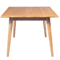 Emilio 210cm Dining Table Scandinavian Style Solid Ash Wood Oak