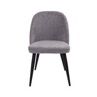 Erin Set of 2 Dining Chair Dark Grey 