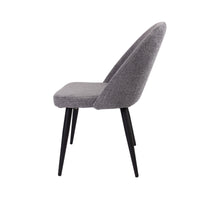 Erin Set of 2 Dining Chair Dark Grey 