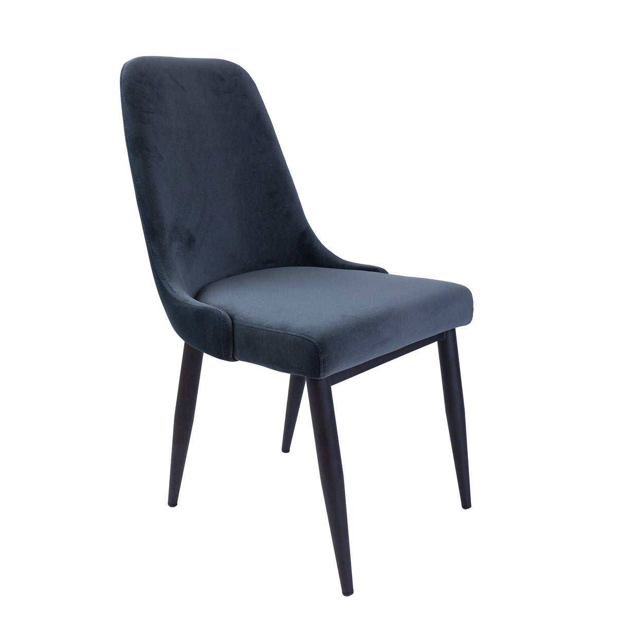 Eva Set of 2 Dining Chair Charcoal 