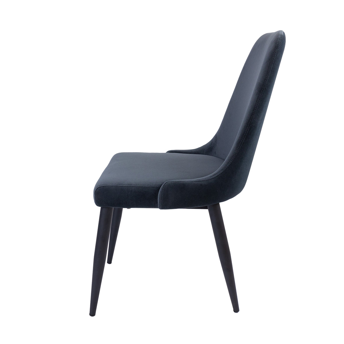 Eva Set of 2 Dining Chair Charcoal 