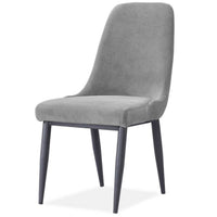 Eva Set of 2 Dining Chair Grey 