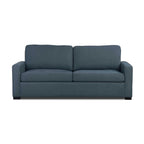 Felicity 2 Seater Fabric Queen Sofa Bed Memory Mattress Ink Blue