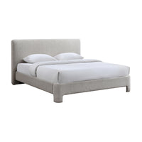 Finley King Bed Frame Stone Grey