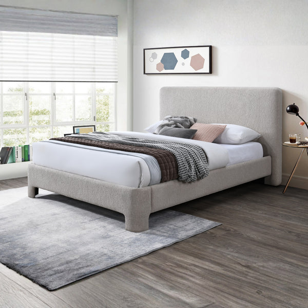 Finley Queen Bed Frame Stone Grey