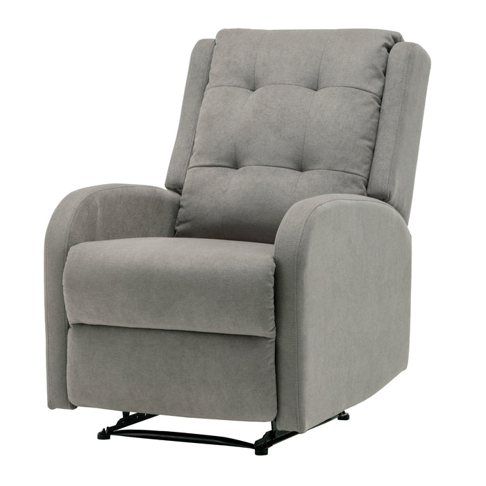 Flynn Recliner Armchair Light Grey 