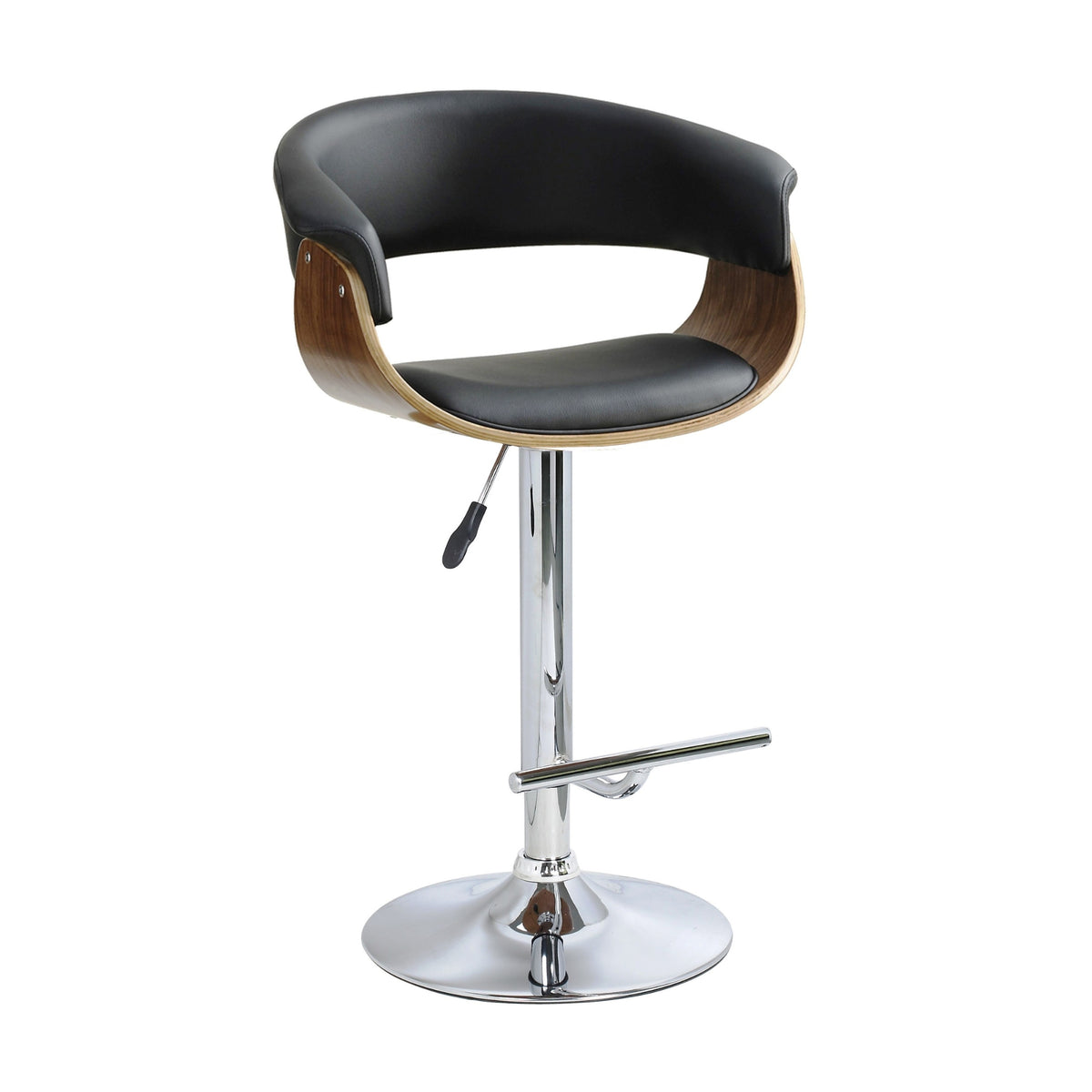 Focus PU Barstool Bar Chair Black