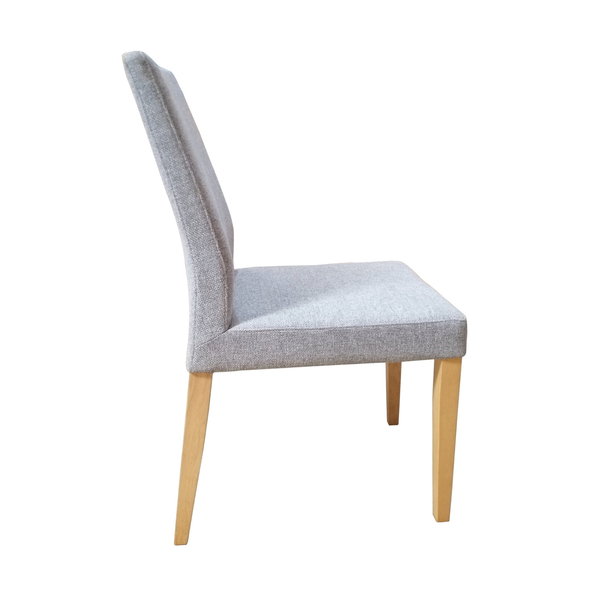 Forma 2pc Set Dining Chair Fabric Seat Light Grey