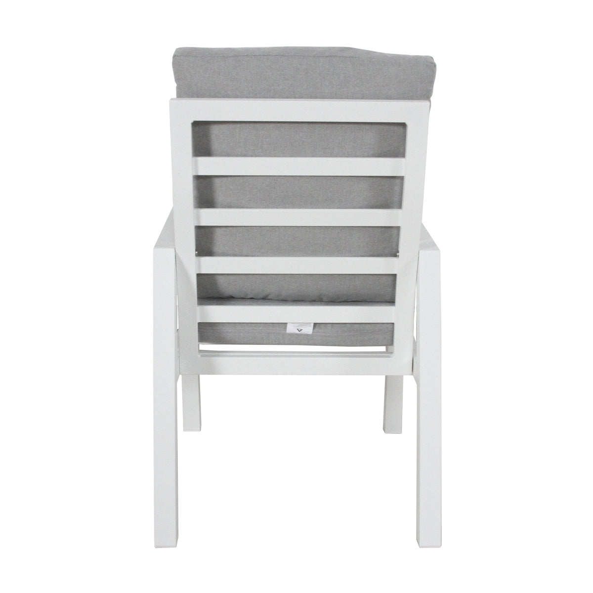 Furano 7pc Set Aluminium Outdoor Dining 200cm Table Chair White