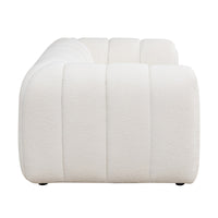Gabriella 2 Seater Sofa Woven Fabric Boucle White
