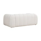 Gabriella 2 Seater Sofa Woven Fabric Boucle White