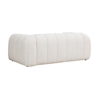 Gabriella 2 Seater Sofa Woven Fabric Boucle White