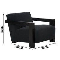 Giovanni Armchair Black
