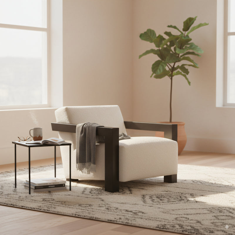 Giovanni Armchair Ivory