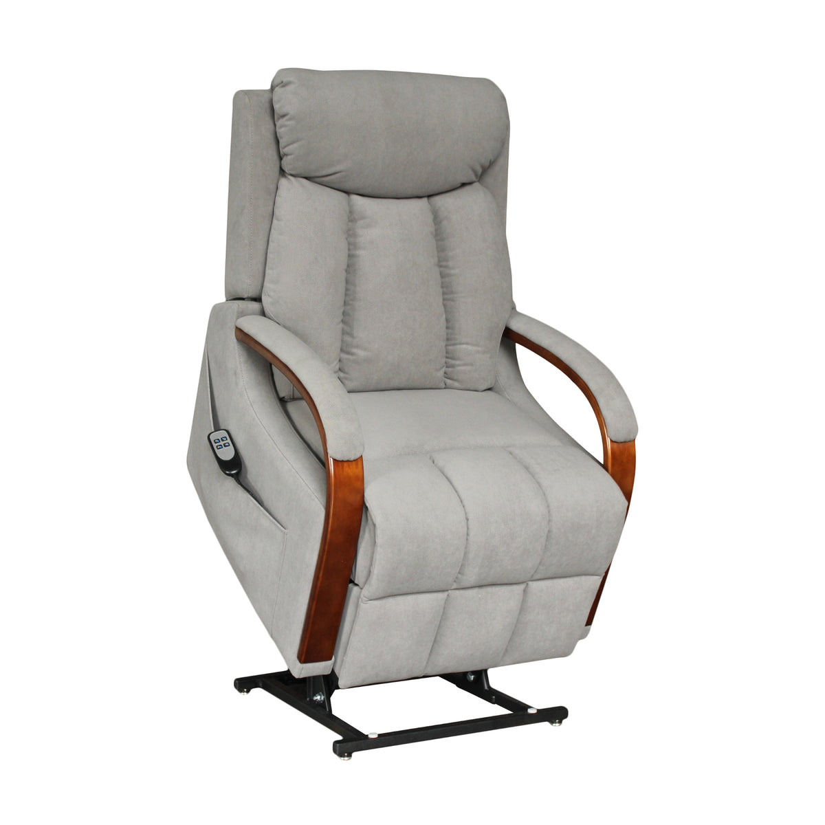 Grace Dual Motor 150kgs Recliner Lift Chair Graphite Grey
