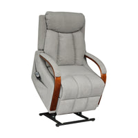 Grace Dual Motor 150kgs Recliner Lift Chair Graphite Grey