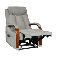 Grace Dual Motor 150kgs Recliner Lift Chair Graphite Grey