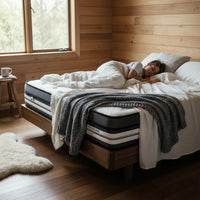 Grand Luxury Mattress Medium Euro Top 5 Zone Pocket Spring Cooling Gel Queen 