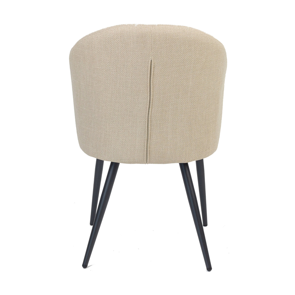 Graz 2pc Set Fabric Dining Chair Beige